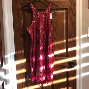 BRAND NEW RED LACE DRESS
